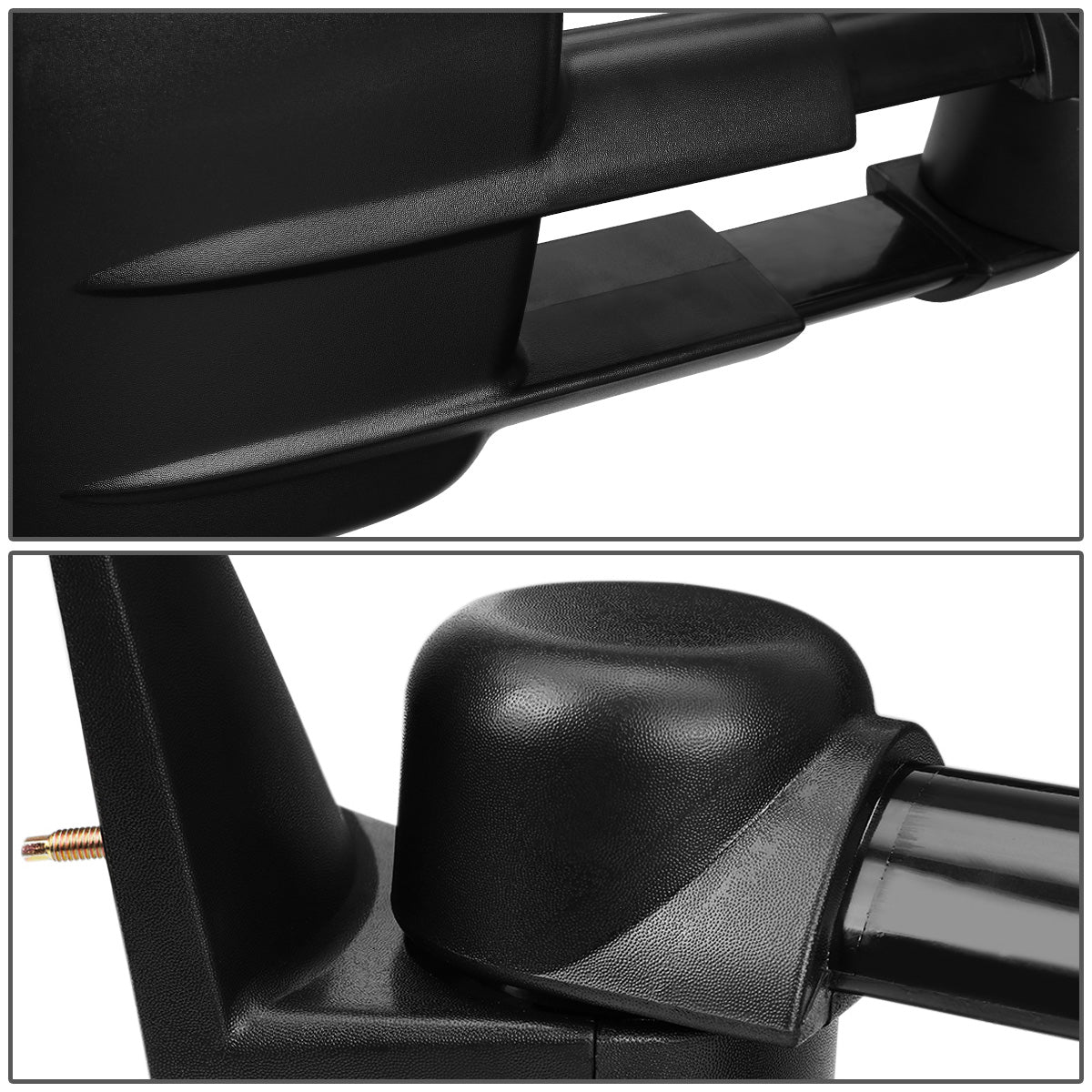 RETROVISORES EXTENDIBLES TOWING MIRROR - 88-98 CHEVY C/K 1500, GMC C/K 1500 / 88-00 CHEVY C/K 2500, K3500 , GMC C/K 2500, K3500 / 88-02 CHEVY C3500, GMC C3500 / 92-99 CHEVY SUBURBAN, GMC YUKON / 95-99 CHEVY TAHOE - RIGHT - POWERED W/O HEATED W/O SIGNAL -