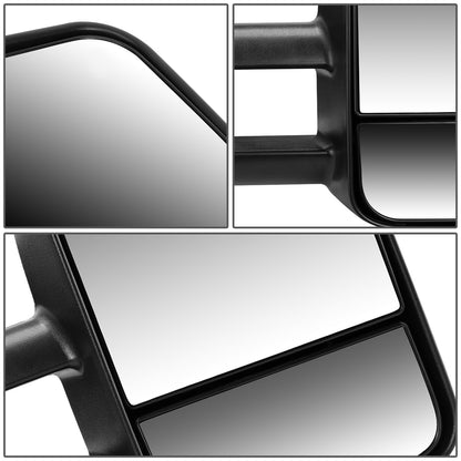 RETROVISORES EXTENDIBLES TOWING MIRROR - 88-98 CHEVY C/K 1500, GMC C/K 1500 / 88-00 CHEVY C/K 2500, K3500 , GMC C/K 2500, K3500 / 88-02 CHEVY C3500, GMC C3500 / 92-99 CHEVY SUBURBAN, GMC YUKON / 95-99 CHEVY TAHOE - RIGHT - POWERED W/O HEATED W/O SIGNAL -