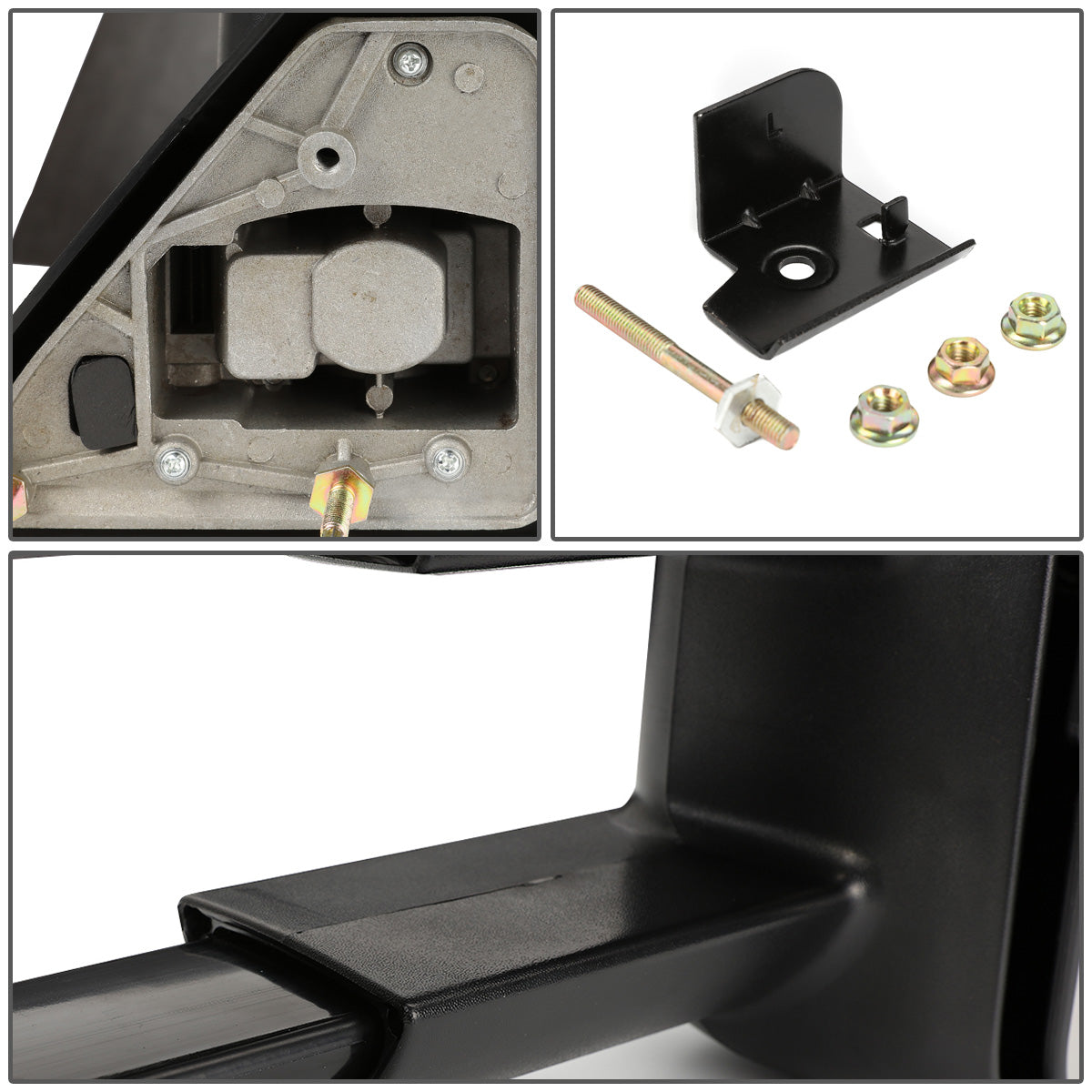 RETROVISORES EXTENDIBLES TOWING MIRROR - 88-98 CHEVY C/K 1500, GMC C/K 1500 / 88-00 CHEVY C/K 2500, K3500 , GMC C/K 2500, K3500 / 88-02 CHEVY C3500, GMC C3500 / 92-99 CHEVY SUBURBAN, GMC YUKON / 95-99 CHEVY TAHOE - PAIR - MANUAL W/O HEATED W/O SIGNAL -