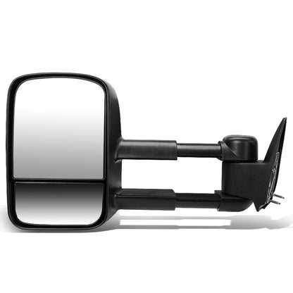 RETROVISORES EXTENDIBLES TOWING MIRROR - 88-98 CHEVY C/K 1500, GMC C/K 1500 / 88-00 CHEVY C/K 2500, K3500 , GMC C/K 2500, K3500 / 88-02 CHEVY C3500, GMC C3500 / 92-99 CHEVY SUBURBAN, GMC YUKON / 95-99 CHEVY TAHOE - LEFT - MANUAL W/O HEATED W/O SIGNAL -