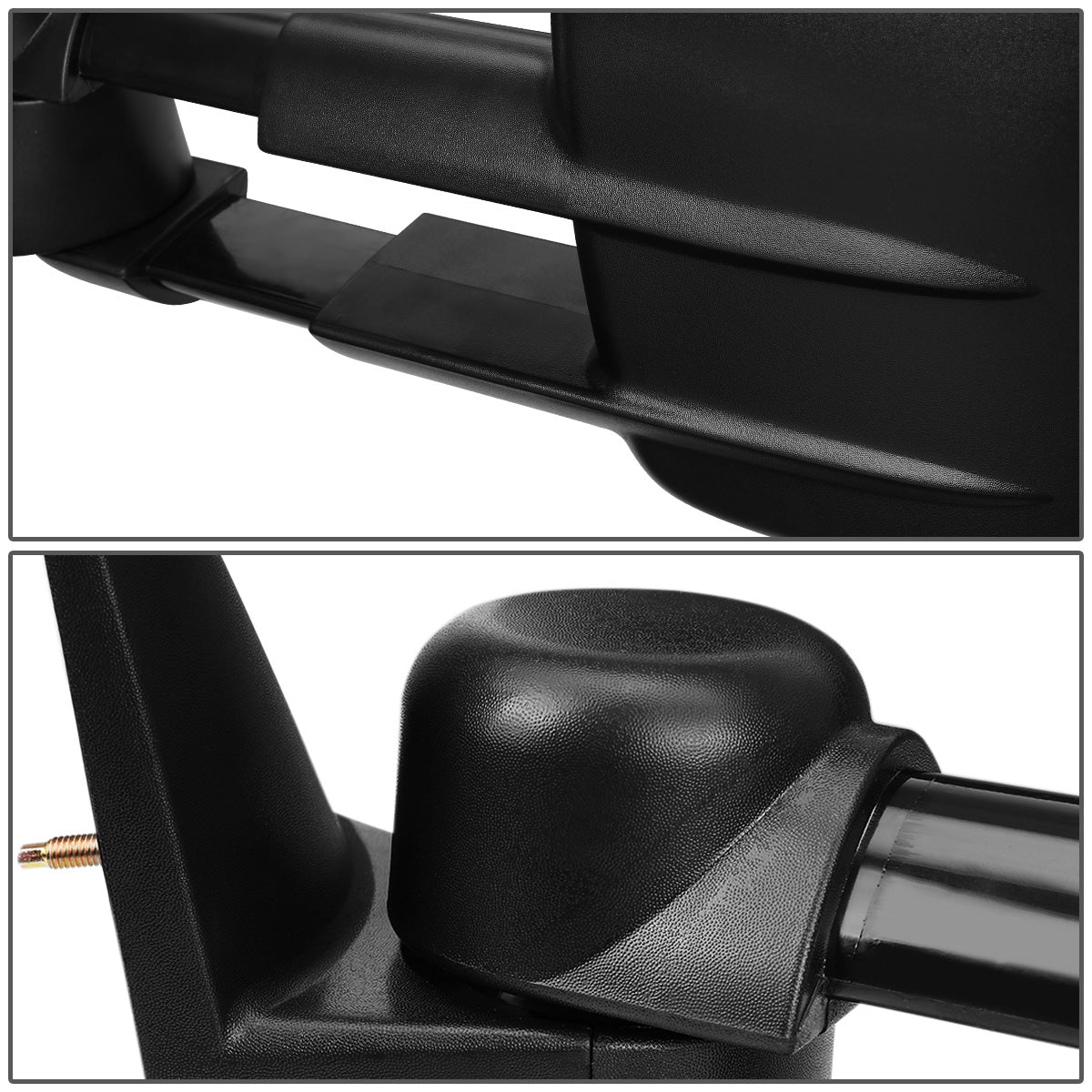 RETROVISORES EXTENDIBLES TOWING MIRROR - 88-98 CHEVY C/K 1500, GMC C/K 1500 / 88-00 CHEVY C/K 2500, K3500 , GMC C/K 2500, K3500 / 88-02 CHEVY C3500, GMC C3500 / 92-99 CHEVY SUBURBAN, GMC YUKON / 95-99 CHEVY TAHOE - LEFT - MANUAL W/O HEATED W/O SIGNAL -