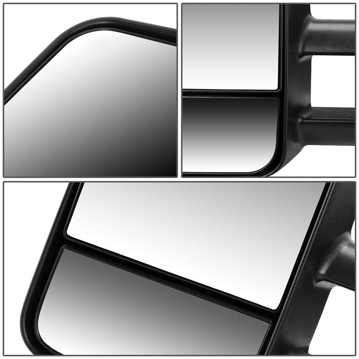 RETROVISORES EXTENDIBLES TOWING MIRROR - 88-98 CHEVY C/K 1500, GMC C/K 1500 / 88-00 CHEVY C/K 2500, K3500 , GMC C/K 2500, K3500 / 88-02 CHEVY C3500, GMC C3500 / 92-99 CHEVY SUBURBAN, GMC YUKON / 95-99 CHEVY TAHOE - LEFT - MANUAL W/O HEATED W/O SIGNAL -