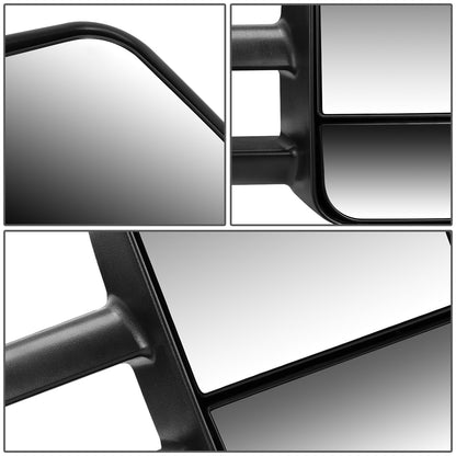 RETROVISORES EXTENDIBLES TOWING MIRROR - 88-98 CHEVY C/K 1500, GMC C/K 1500 / 88-00 CHEVY C/K 2500, K3500 , GMC C/K 2500, K3500 / 88-02 CHEVY C3500, GMC C3500 / 92-99 CHEVY SUBURBAN, GMC YUKON / 95-99 CHEVY TAHOE - RIGHT - MANUAL W/O HEATED W/O SIGNAL -