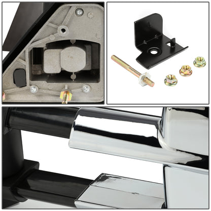 RETROVISORES EXTENDIBLES TOWING MIRROR - 88-98 CHEVY C/K 1500, GMC C/K 1500 / 88-00 CHEVY C/K 2500, K3500 , GMC C/K 2500, K3500 / 88-02 CHEVY C3500, GMC C3500 / 92-99 CHEVY SUBURBAN, GMC YUKON / 95-99 CHEVY TAHOE - PAIR - MANUAL W/O HEATED W/O SIGNAL -