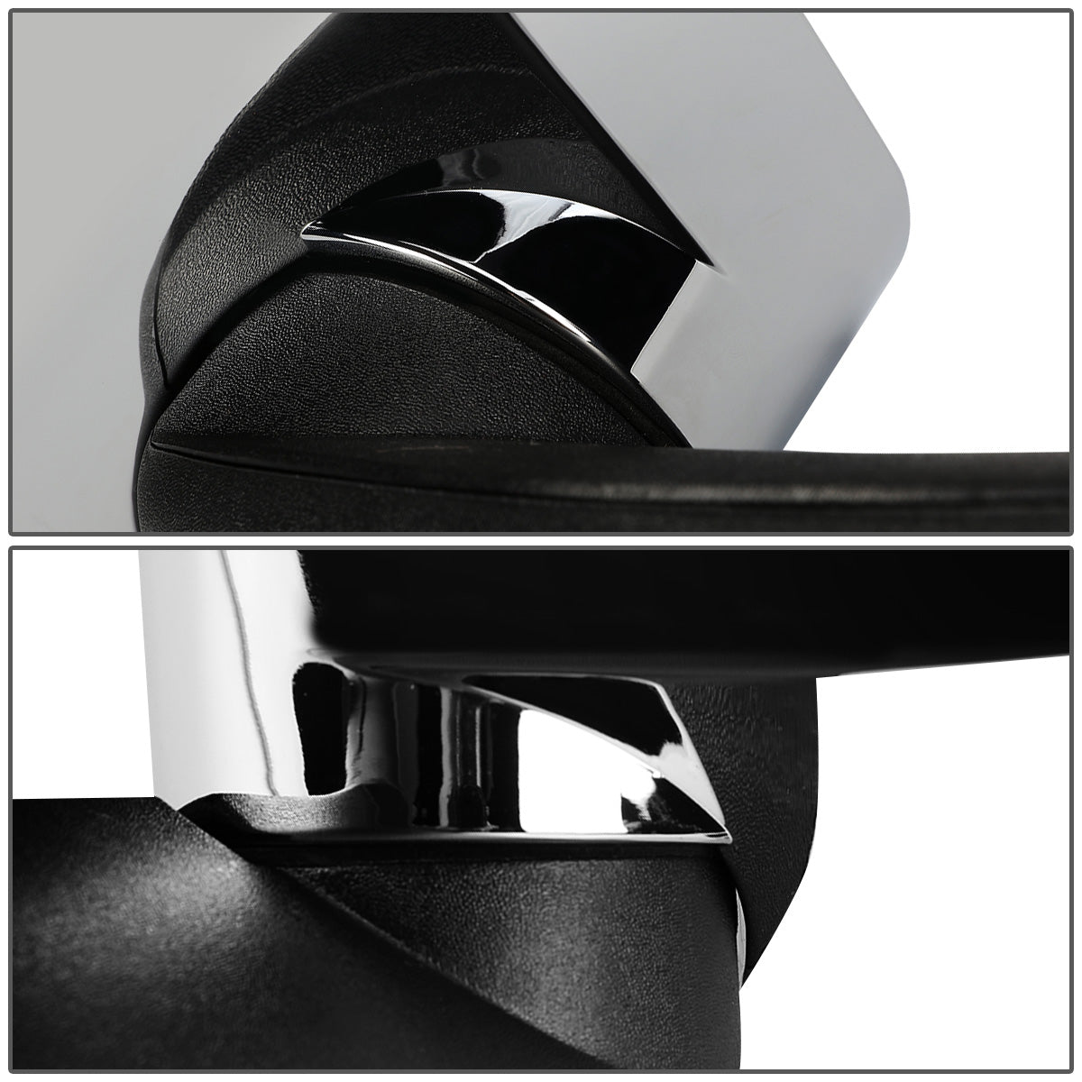 RETROVISORES EXTENDIBLES TOWING MIRROR - 94-01 DODGE RAM 1500 / 94-02 DODGE RAM 2500, 3500 - PAIR - POWERED, W/ O HEATED - LED AMBER SIGNAL - CHROME