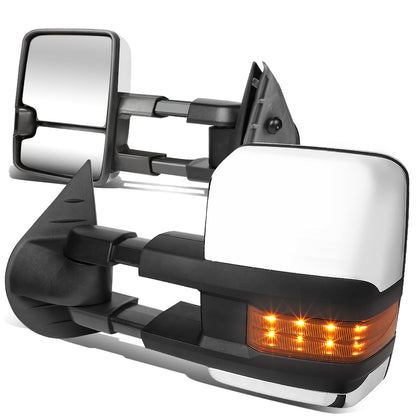RETROVISORES EXTENDIBLES TOWING MIRROR - 07-13 CHEVY SILVERADO 1500, GMC SIERRA 1500, CHEVY AVALANCHE / 07-14 CHEVY SILVERADO 2500, 3500HD, CHEVY SUBURBAN 1500, 2500, CHEVY TAHOE, GMC SIERRA 2500HD, 3500HD, GMC YUKON XL 1500, 2500, GMC YUKON - PAIR -