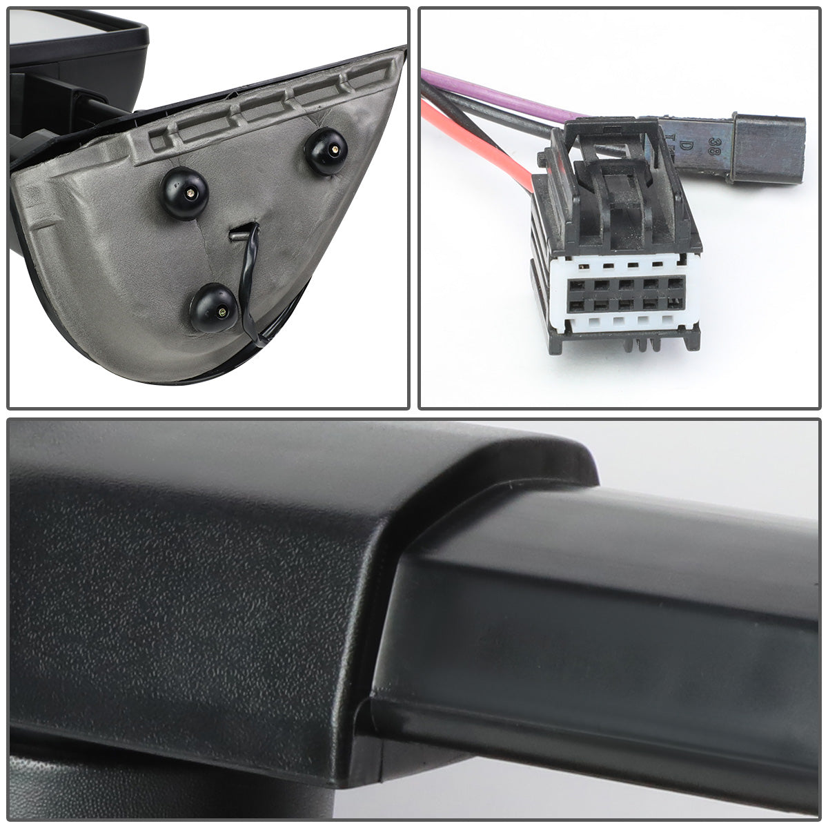 RETROVISORES EXTENDIBLES TOWING MIRROR - 07-13 CHEVY SILVERADO 1500, 1500HD, 2500, 2500HD, GMC SIERRA 1500, 1500HD, 2500, 2500HD, CHEVY SUBURBAN 1500, 2500, GM YUKON, YUKON XL 1500, XL 2500, CHEVY AVALANCHE, CHEVY TAHOE, CADILLAC ESCALADE / 07-14 CHEVY