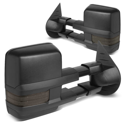 RETROVISORES EXTENDIBLES TOWING MIRROR - 07-13 CHEVY SILVERADO 1500, 1500HD, 2500, 2500HD, GMC SIERRA 1500, 1500HD, 2500, 2500HD, CHEVY SUBURBAN 1500, 2500, GM YUKON, YUKON XL 1500, XL 2500, CHEVY AVALANCHE, CHEVY TAHOE, CADILLAC ESCALADE / 07-14 CHEVY