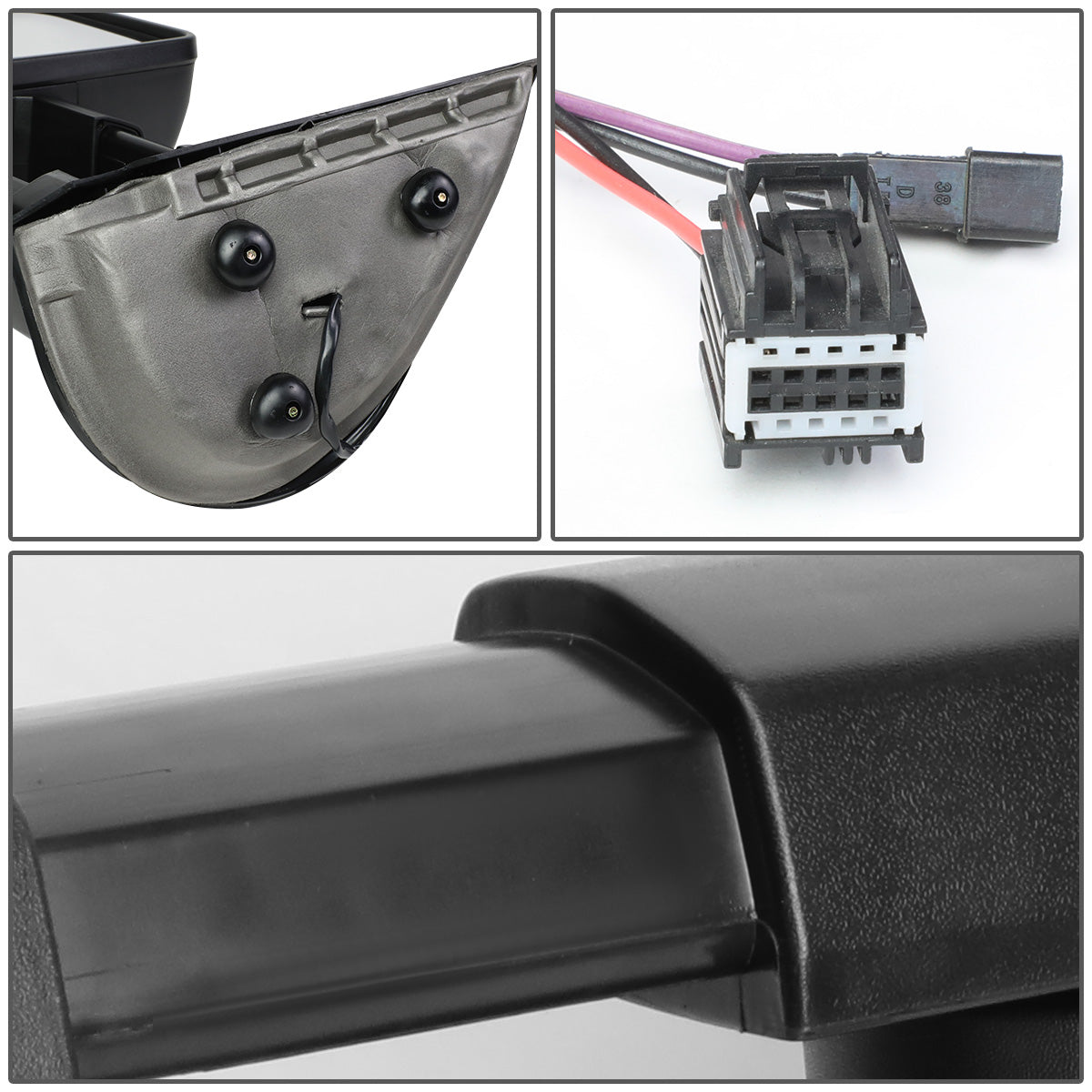 RETROVISORES EXTENDIBLES TOWING MIRROR - 07-13 CHEVY SILVERADO 1500, 1500HD, 2500, 2500HD, GMC SIERRA 1500, 1500HD, 2500, 2500HD, CHEVY SUBURBAN 1500, 2500, GM YUKON, YUKON XL 1500, XL 2500, CHEVY AVALANCHE, CHEVY TAHOE, CADILLAC ESCALADE / 07-14 CHEVY