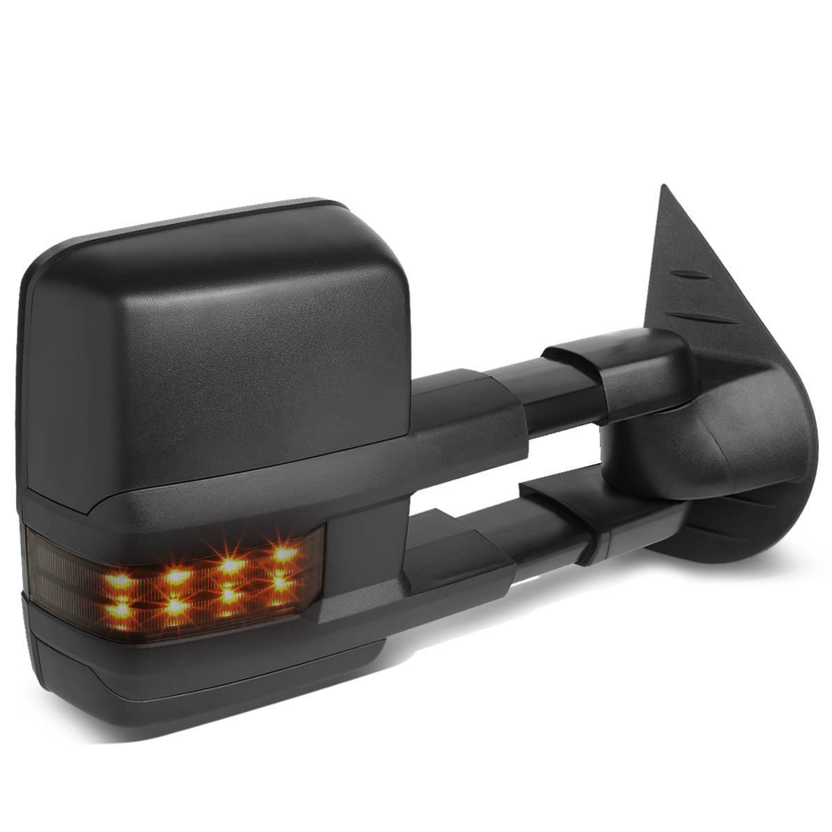 RETROVISORES EXTENDIBLES TOWING MIRROR - 07-13 CHEVY SILVERADO 1500, 1500HD, 2500, 2500HD, GMC SIERRA 1500, 1500HD, 2500, 2500HD, CHEVY SUBURBAN 1500, 2500, GM YUKON, YUKON XL 1500, XL 2500, CHEVY AVALANCHE, CHEVY TAHOE, CADILLAC ESCALADE / 07-14 CHEVY