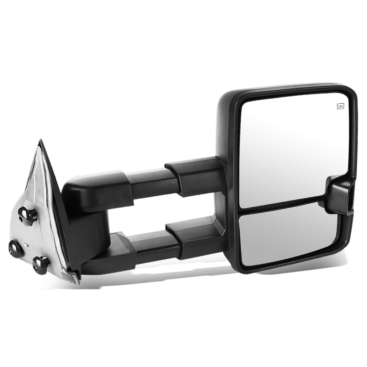 RETROVISORES EXTENDIBLES TOWING MIRROR - 07-13 CHEVY SILVERADO 1500, 1500HD, 2500, 2500HD, GMC SIERRA 1500, 1500HD, 2500, 2500HD, CHEVY SUBURBAN 1500, 2500, GM YUKON, YUKON XL 1500, XL 2500, CHEVY AVALANCHE, CHEVY TAHOE, CADILLAC ESCALADE / 07-14 CHEVY
