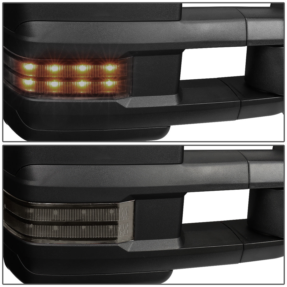 RETROVISORES EXTENDIBLES TOWING MIRROR - 07-13 CHEVY SILVERADO 1500, 1500HD, 2500, 2500HD, GMC SIERRA 1500, 1500HD, 2500, 2500HD, CHEVY SUBURBAN 1500, 2500, GM YUKON, YUKON XL 1500, XL 2500, CHEVY AVALANCHE, CHEVY TAHOE, CADILLAC ESCALADE / 07-14 CHEVY