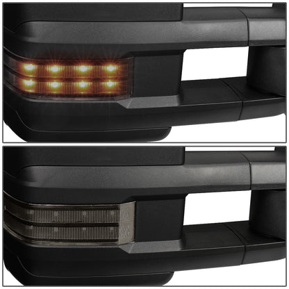 RETROVISORES EXTENDIBLES TOWING MIRROR - 07-13 CHEVY SILVERADO 1500, 1500HD, 2500, 2500HD, GMC SIERRA 1500, 1500HD, 2500, 2500HD, CHEVY SUBURBAN 1500, 2500, GM YUKON, YUKON XL 1500, XL 2500, CHEVY AVALANCHE, CHEVY TAHOE, CADILLAC ESCALADE / 07-14 CHEVY