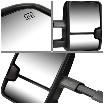 RETROVISORES EXTENDIBLES TOWING MIRROR - 07-13 CHEVY SILVERADO 1500, 1500HD, 2500, 2500HD, GMC SIERRA 1500, 1500HD, 2500, 2500HD, CHEVY SUBURBAN 1500, 2500, GM YUKON, YUKON XL 1500, XL 2500, CHEVY AVALANCHE, CHEVY TAHOE, CADILLAC ESCALADE / 07-14 CHEVY