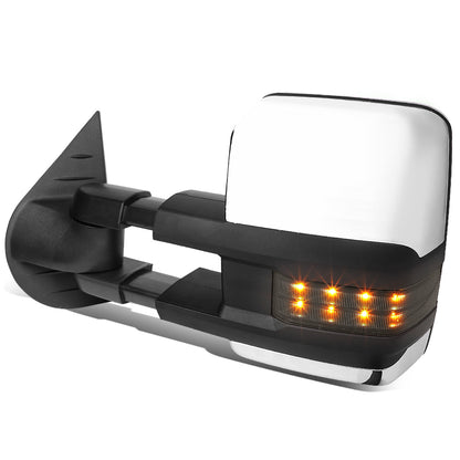 RETROVISORES EXTENDIBLES TOWING MIRROR - 07-13 CHEVY SILVERADO 1500, 1500HD, 2500, 2500HD, GMC SIERRA 1500, 1500HD, 2500, 2500HD, CHEVY SUBURBAN 1500, 2500, GM YUKON, YUKON XL 1500, XL 2500, CHEVY AVALANCHE, CHEVY TAHOE, CADILLAC ESCALADE / 07-14 CHEVY