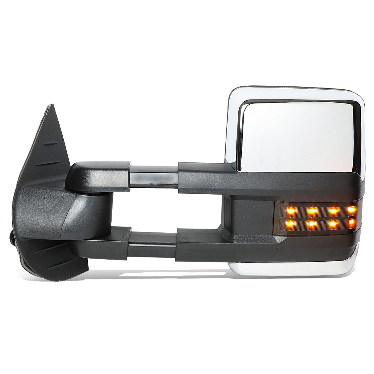RETROVISORES EXTENDIBLES TOWING MIRROR - 07-13 CHEVY SILVERADO 1500, 1500HD, 2500, 2500HD, GMC SIERRA 1500, 1500HD, 2500, 2500HD, CHEVY SUBURBAN 1500, 2500, GM YUKON, YUKON XL 1500, XL 2500, CHEVY AVALANCHE, CHEVY TAHOE, CADILLAC ESCALADE / 07-14 CHEVY