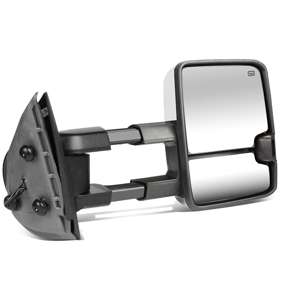 RETROVISORES EXTENDIBLES TOWING MIRROR - 07-13 CHEVY SILVERADO 1500, 1500HD, 2500, 2500HD, GMC SIERRA 1500, 1500HD, 2500, 2500HD, CHEVY SUBURBAN 1500, 2500, GM YUKON, YUKON XL 1500, XL 2500, CHEVY AVALANCHE, CHEVY TAHOE, CADILLAC ESCALADE / 07-14 CHEVY