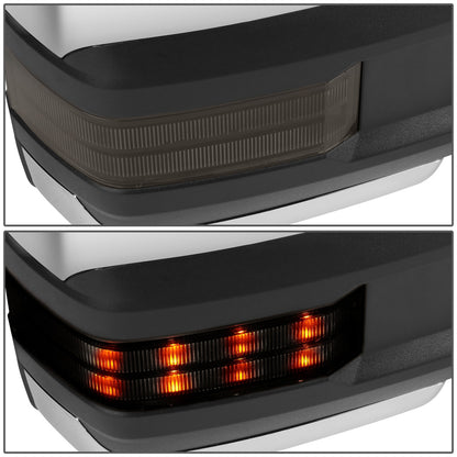 RETROVISORES EXTENDIBLES TOWING MIRROR - 07-13 CHEVY SILVERADO 1500, 1500HD, 2500, 2500HD, GMC SIERRA 1500, 1500HD, 2500, 2500HD, CHEVY SUBURBAN 1500, 2500, GM YUKON, YUKON XL 1500, XL 2500, CHEVY AVALANCHE, CHEVY TAHOE, CADILLAC ESCALADE / 07-14 CHEVY