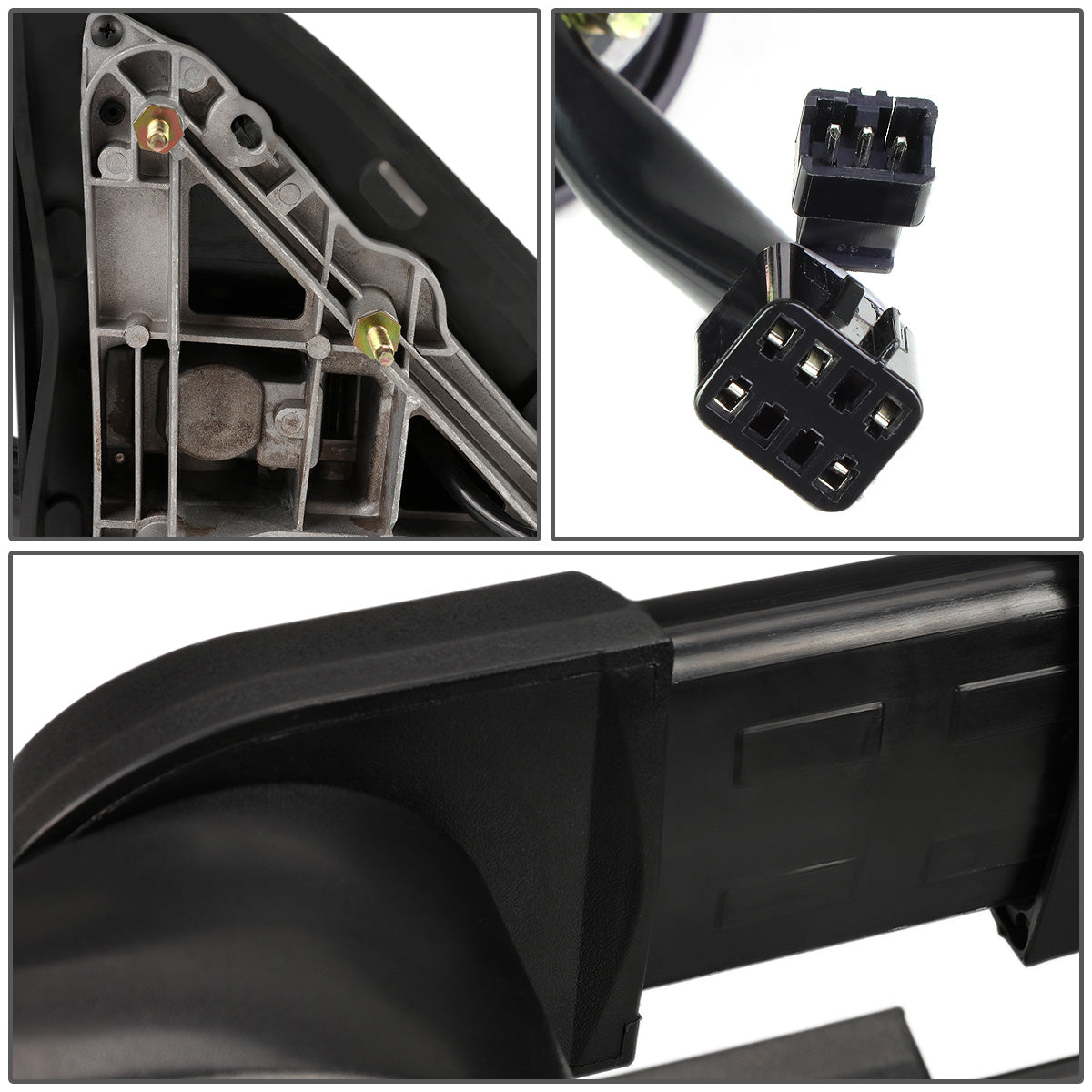 RETROVISORES EXTENDIBLES TOWING MIRROR - 99-06 CHEVY SILVERADO, GMC SIERRA / 00-06 CHEVY SUBURBAN, CHEVY TAHOE, GMC YUKON / 02-06 CHEVY AVALANCHE, CADILLAC ESCALADE - LEFT - POWERED W/ HEATED - LED SMOKE SIGNAL - CHROME