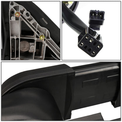 RETROVISORES EXTENDIBLES TOWING MIRROR - 99-06 CHEVY SILVERADO, GMC SIERRA / 00-06 CHEVY SUBURBAN, CHEVY TAHOE, GMC YUKON / 02-06 CHEVY AVALANCHE, CADILLAC ESCALADE - LEFT - POWERED W/ HEATED - LED SMOKE SIGNAL - CHROME