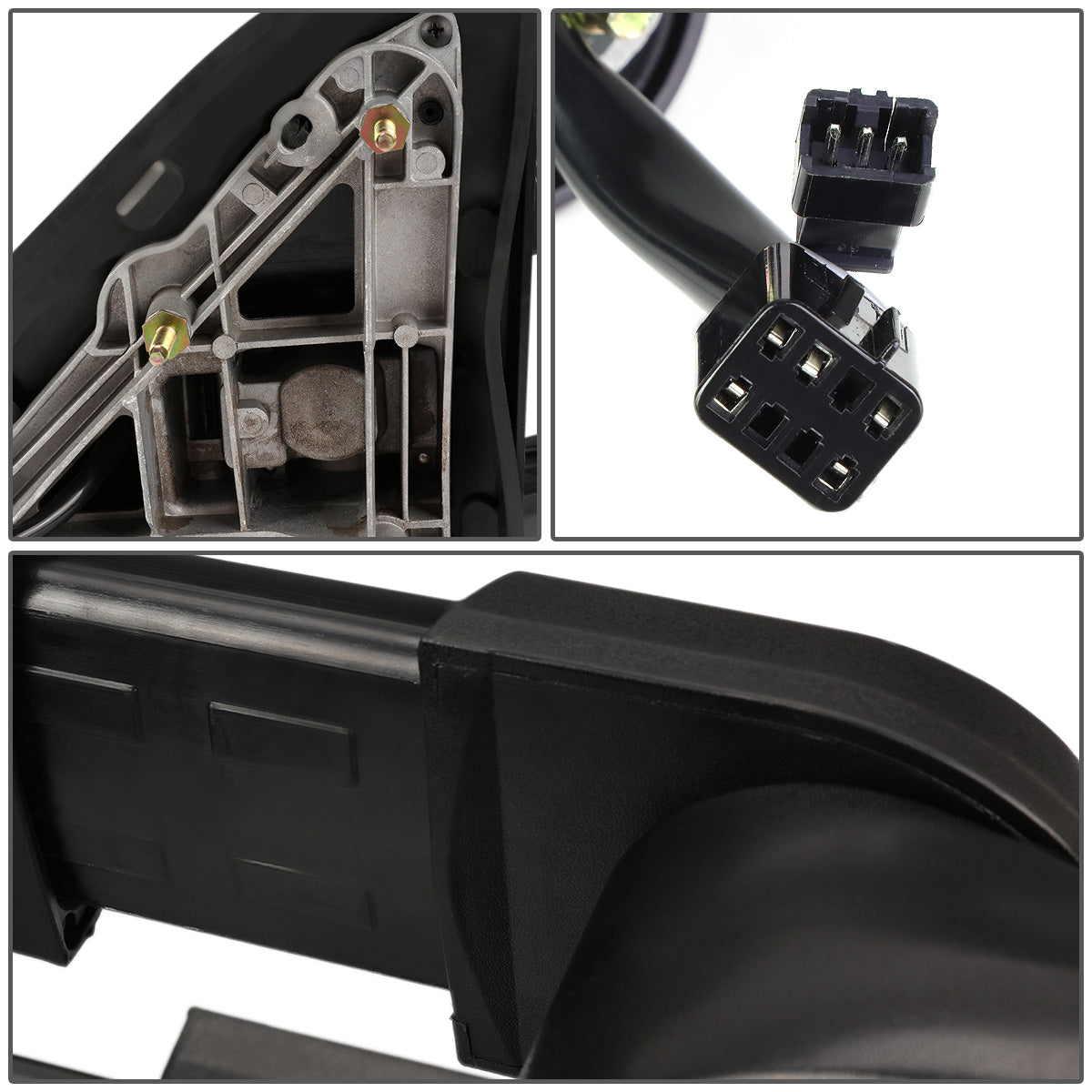 RETROVISORES EXTENDIBLES TOWING MIRROR - 99-06 CHEVY SILVERADO, GMC SIERRA / 00-06 CHEVY SUBURBAN, CHEVY TAHOE, GMC YUKON / 02-06 CHEVY AVALANCHE, CADILLAC ESCALADE - RIGHT - POWERED W/ HEATED - LED SMOKE SIGNAL- CHROME