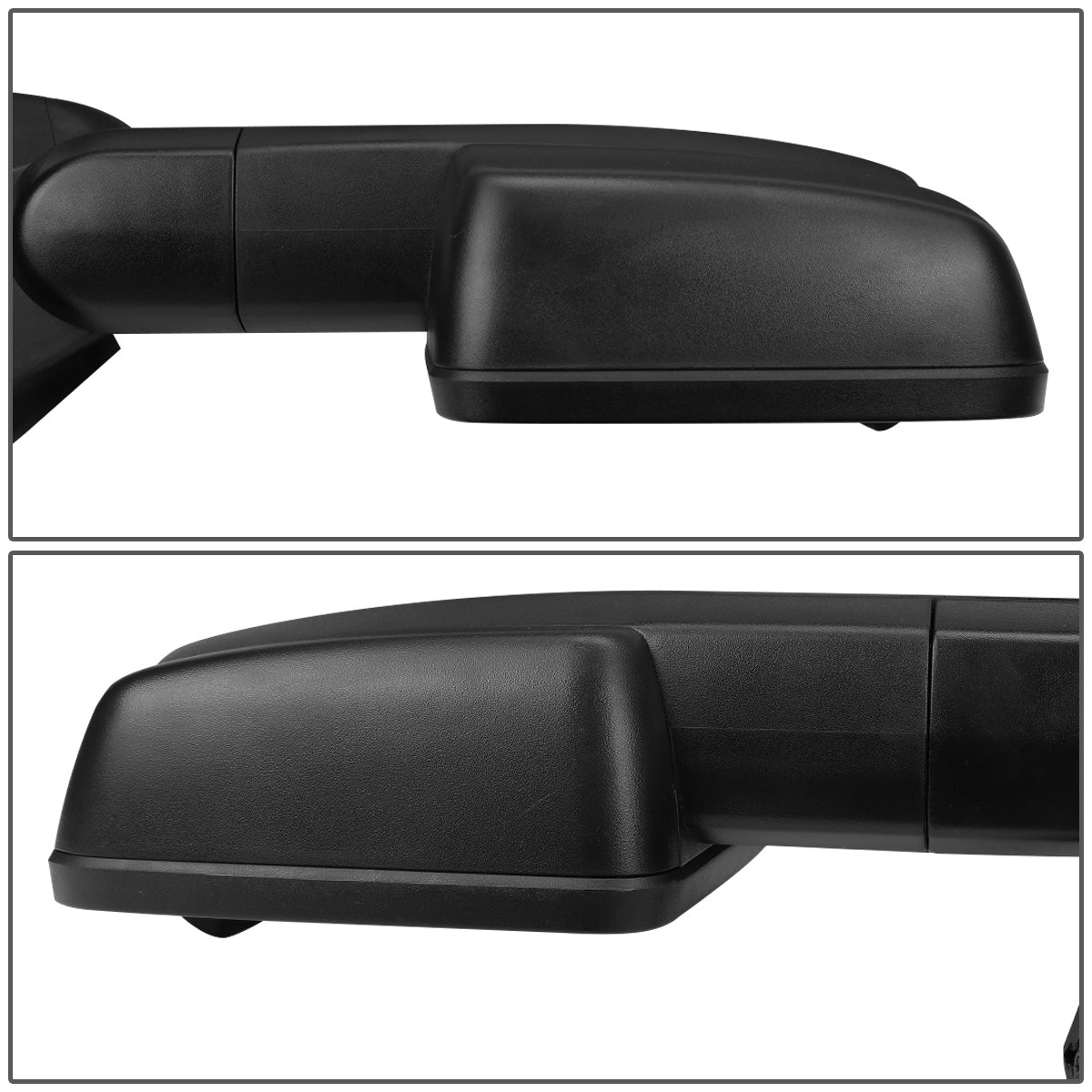 RETROVISORES EXTENDIBLES TOWING MIRROR - 88-98 CHEVY GMC C/K 1500 / 88-00 CHEVY GMC C/K 2500 / 88-02 CHEVY GMC C3500 / 88-00 CHEVY GMC K3500 / 95-99 CHEVY TAHOE / 92-99 GMC YUKON, SUBURBAN - RIGHT - POWERED - LED SMOKE SIGNAL - BLACK
