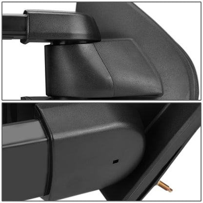 RETROVISORES EXTENDIBLES TOWING MIRROR - 88-98 CHEVY GMC C/K 1500 / 88-00 CHEVY GMC C/K 2500 / 88-02 CHEVY GMC C3500 / 88-00 CHEVY GMC K3500 / 95-99 CHEVY TAHOE / 92-99 GMC YUKON, SUBURBAN - RIGHT - POWERED W/O HEATED - LED SMOKE SIGNAL - CHROME