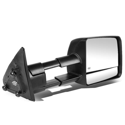 RETROVISORES EXTENDIBLES TOWING MIRROR - 07-16 TOYOTA TUNDRA - RIGHT - POWERED W/ HEATED - LED AMBER SIGNAL - BLACK