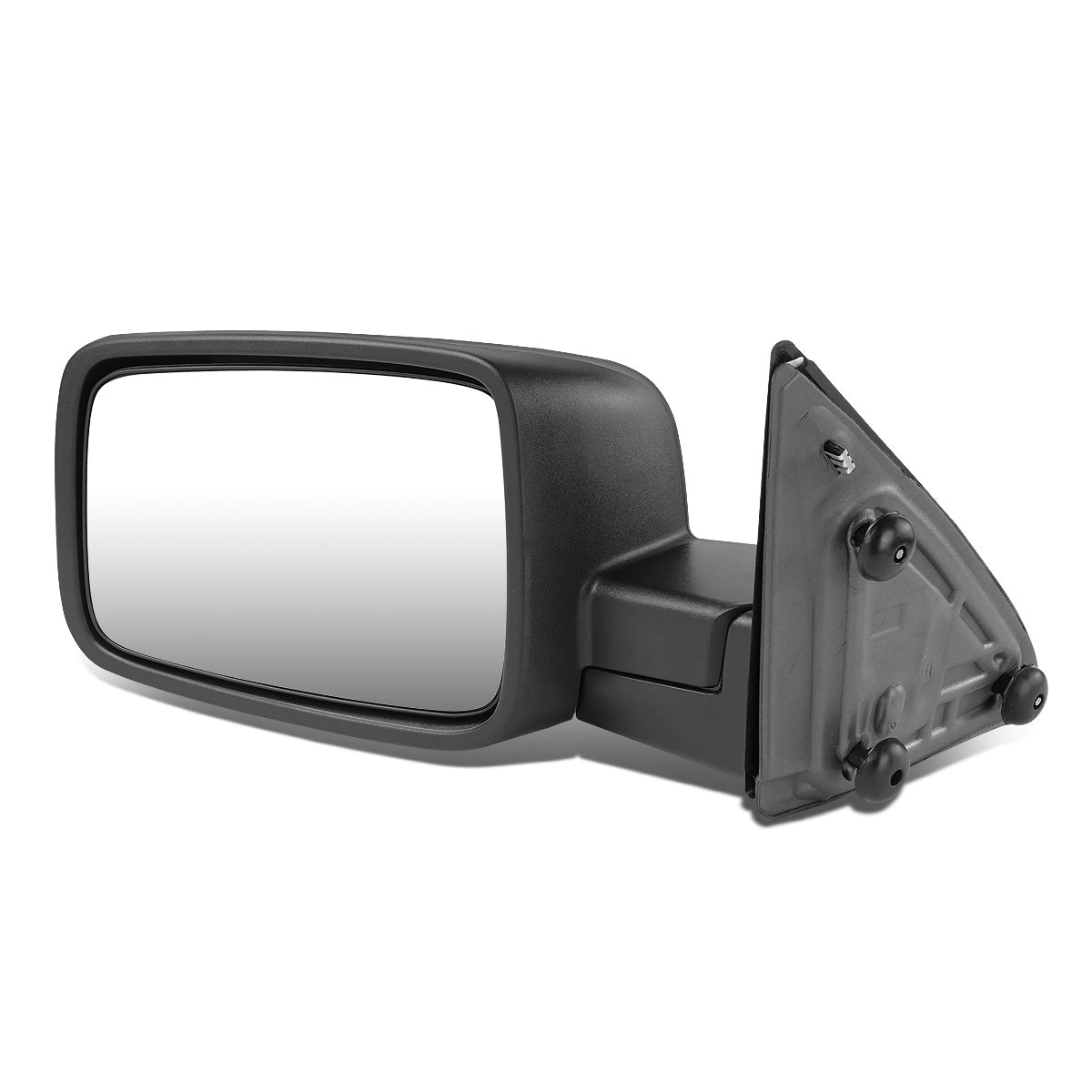 RETROVISORES EXTENDIBLES TOWING MIRROR - 09-16 DODGE RAM 1500 / 10-16 DODGE RAM 2500, 3500, 4500, 5500 - OE STYLE - LEFT - MANUAL W/ HEATED W/O SIGNAL - BLACK