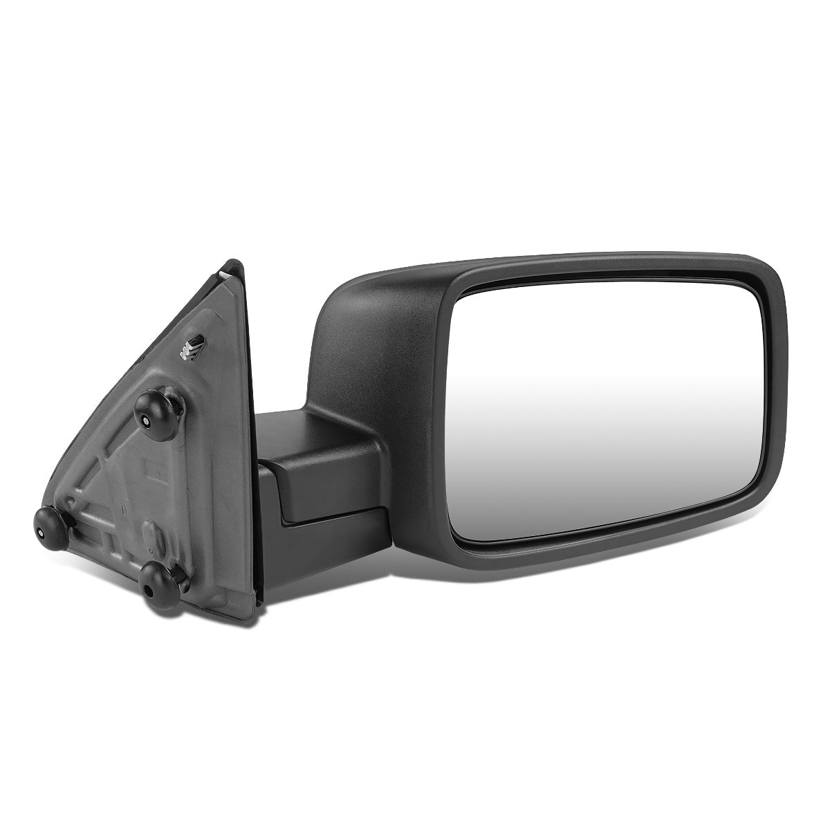 RETROVISORES EXTENDIBLES TOWING MIRROR - 09-16 DODGE RAM 1500 / 10-16 DODGE RAM 2500, 3500, 4500, 5500 - OE STYLE - RIGHT - MANUAL W/ HEATED W/O SIGNAL - BLACK