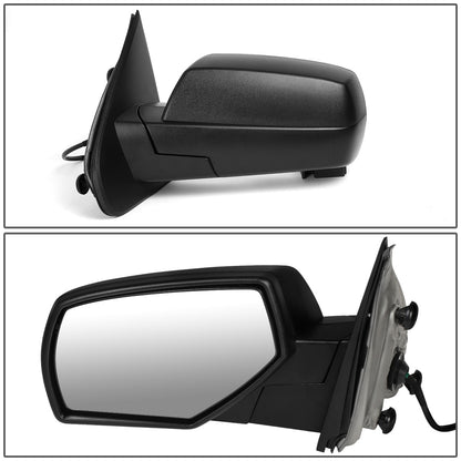 RETROVISORES EXTENDIBLES TOWING MIRROR - 14-18 CHEVY SILVERADO 1500, GMC SIERRA 1500 / 15-18 CHEVY SILVERADO 2500HD, 3500HD, GMC SIERRA 2500HD, 3500HD - LEFT - POWERED W/HEATED - BLACK