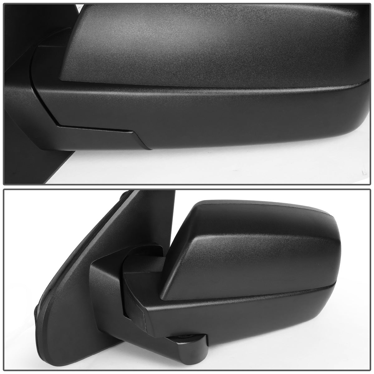 RETROVISORES EXTENDIBLES TOWING MIRROR - 14-18 CHEVY SILVERADO 1500, GMC SIERRA 1500 / 15-18 CHEVY SILVERADO 2500HD, 3500HD, GMC SIERRA 2500HD, 3500HD - LEFT - POWERED W/HEATED - BLACK