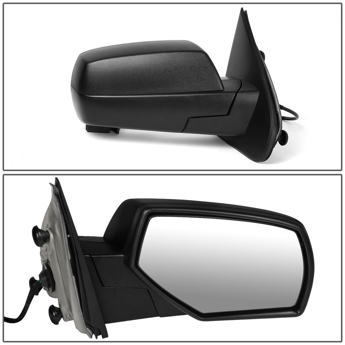 RETROVISORES EXTENDIBLES TOWING MIRROR - 14-18 CHEVY SILVERADO 1500, GMC SIERRA 1500 / 15-18 CHEVY SILVERADO 2500HD, 3500HD, GMC SIERRA 2500HD, 3500HD - RIGHT - POWERED W/HEATED - BLACK