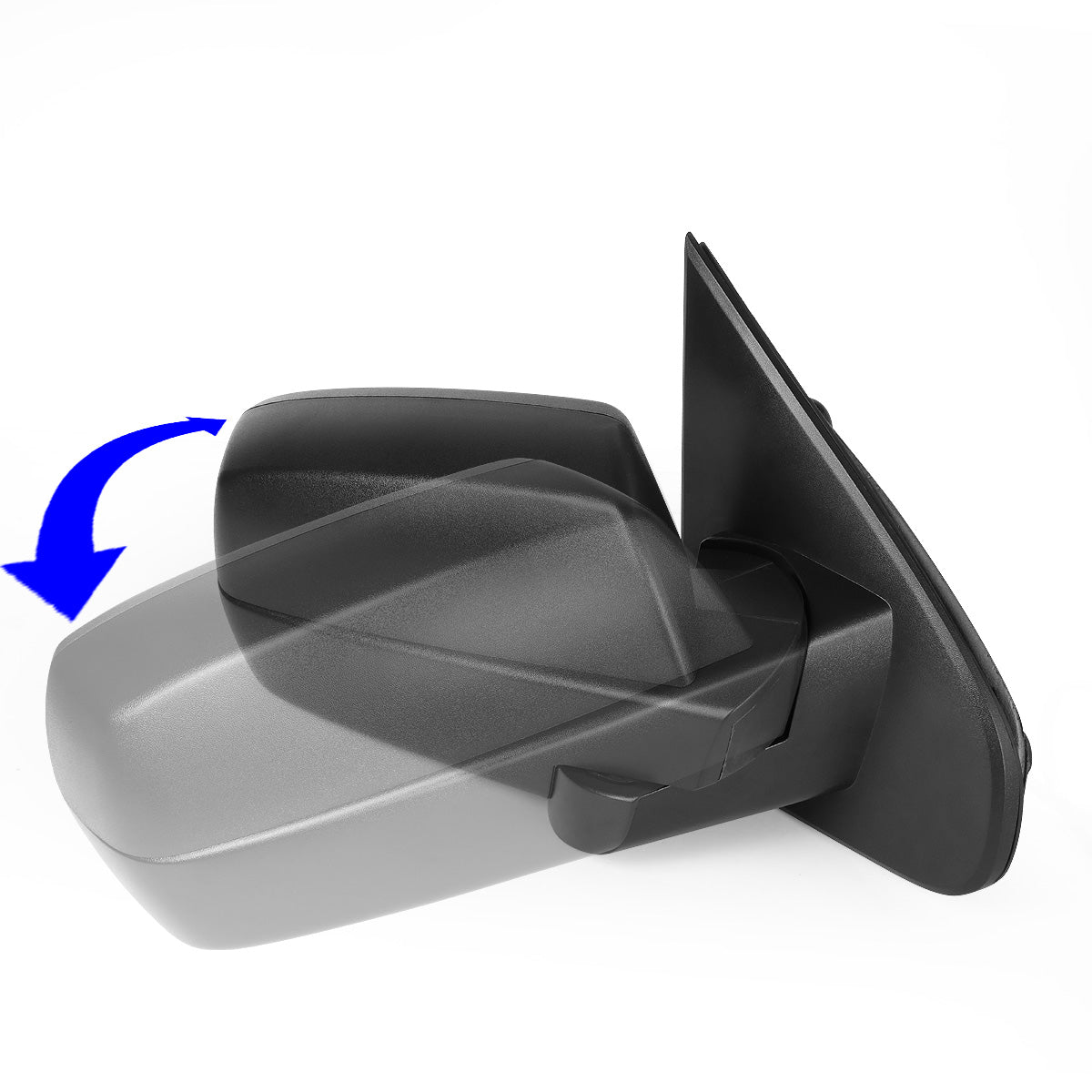 RETROVISORES EXTENDIBLES TOWING MIRROR - 14-18 CHEVY SILVERADO 1500, GMC SIERRA 1500 / 15-18 CHEVY SILVERADO 2500HD, 3500HD, GMC SIERRA 2500HD, 3500HD - RIGHT - POWERED W/HEATED - BLACK