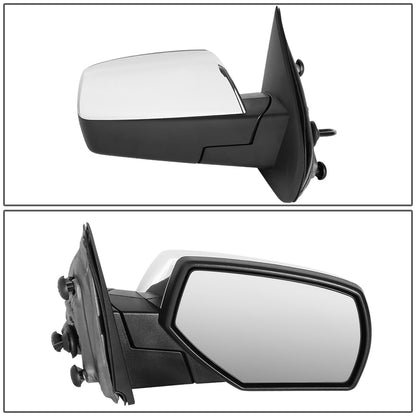 RETROVISORES EXTENDIBLES TOWING MIRROR - 14-18 CHEVY SILVERADO 1500, GMC SIERRA 1500 / 15-18 CHEVY SILVERADO 2500HD, 3500HD, GMC SIERRA 2500HD, 3500HD - RIGHT - POWERED W/HEATED - CHROME