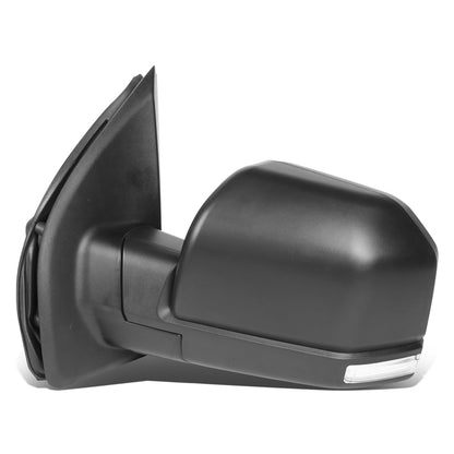 RETROVISORES EXTENDIBLES TOWING MIRROR - 15-18 FORD F-150 - OE STYLE - LEFT - MANUAL W/O HEATED - ONLY FITS MODELS 8 PIN PLUG, DOES NOT FIT 22 PIN MODELS - LED AMBER SIGNAL - BLACK