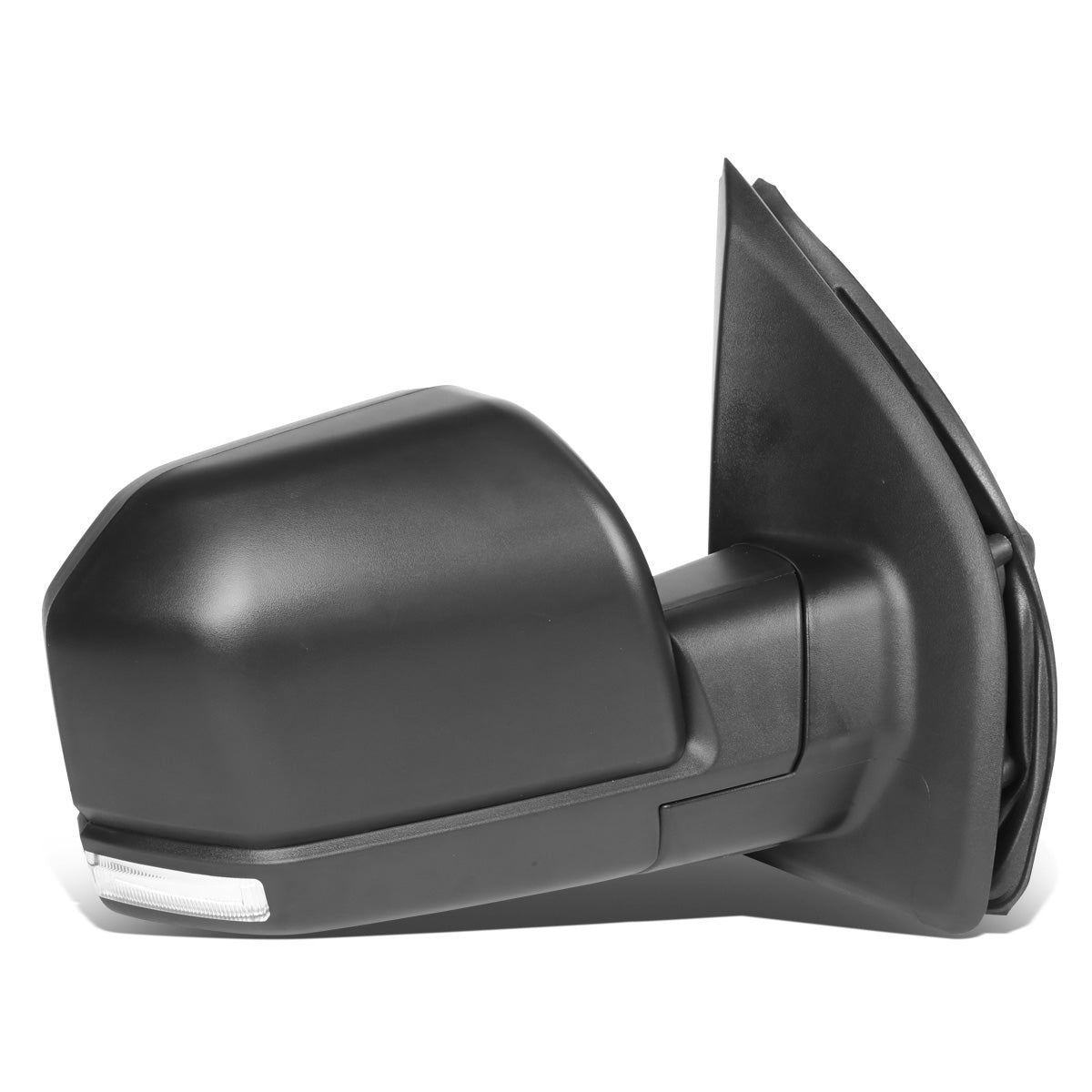 RETROVISORES EXTENDIBLES TOWING MIRROR - 15-18 FORD F-150 - OE STYLE - RIGHT - MANUAL W/O HEATED - ONLY FITS MODELS 8 PIN PLUG, DOES NOT FIT 22 PIN MODELS - LED AMBER SIGNAL - BLACK