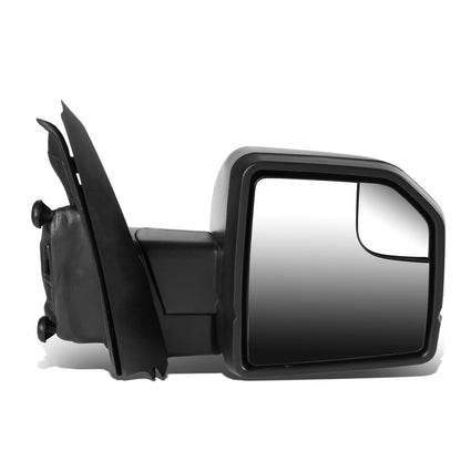 RETROVISORES EXTENDIBLES TOWING MIRROR - 15-18 FORD F-150 - OE STYLE - RIGHT - MANUAL W/O HEATED - ONLY FITS MODELS 8 PIN PLUG, DOES NOT FIT 22 PIN MODELS - LED AMBER SIGNAL - BLACK