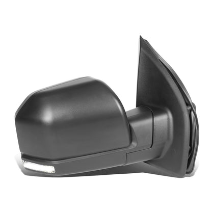 RETROVISORES EXTENDIBLES TOWING MIRROR - 15-18 FORD F-150 - OE STYLE - RIGHT - POWERED W/ HEATED W/ PUDDLE LIGHT - ONLY FITS MODELS WITH 22 PIN PLUG / DOES NOT FIT 8 PIN PLUG MODELS - LED AMBER SIGNAL - BLACK