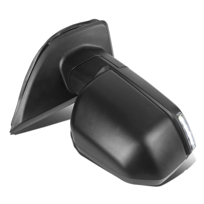 RETROVISORES EXTENDIBLES TOWING MIRROR - 15-18 FORD F-150 - OE STYLE - RIGHT - POWERED W/ HEATED W/ PUDDLE LIGHT - ONLY FITS MODELS WITH 22 PIN PLUG / DOES NOT FIT 8 PIN PLUG MODELS - LED AMBER SIGNAL - BLACK