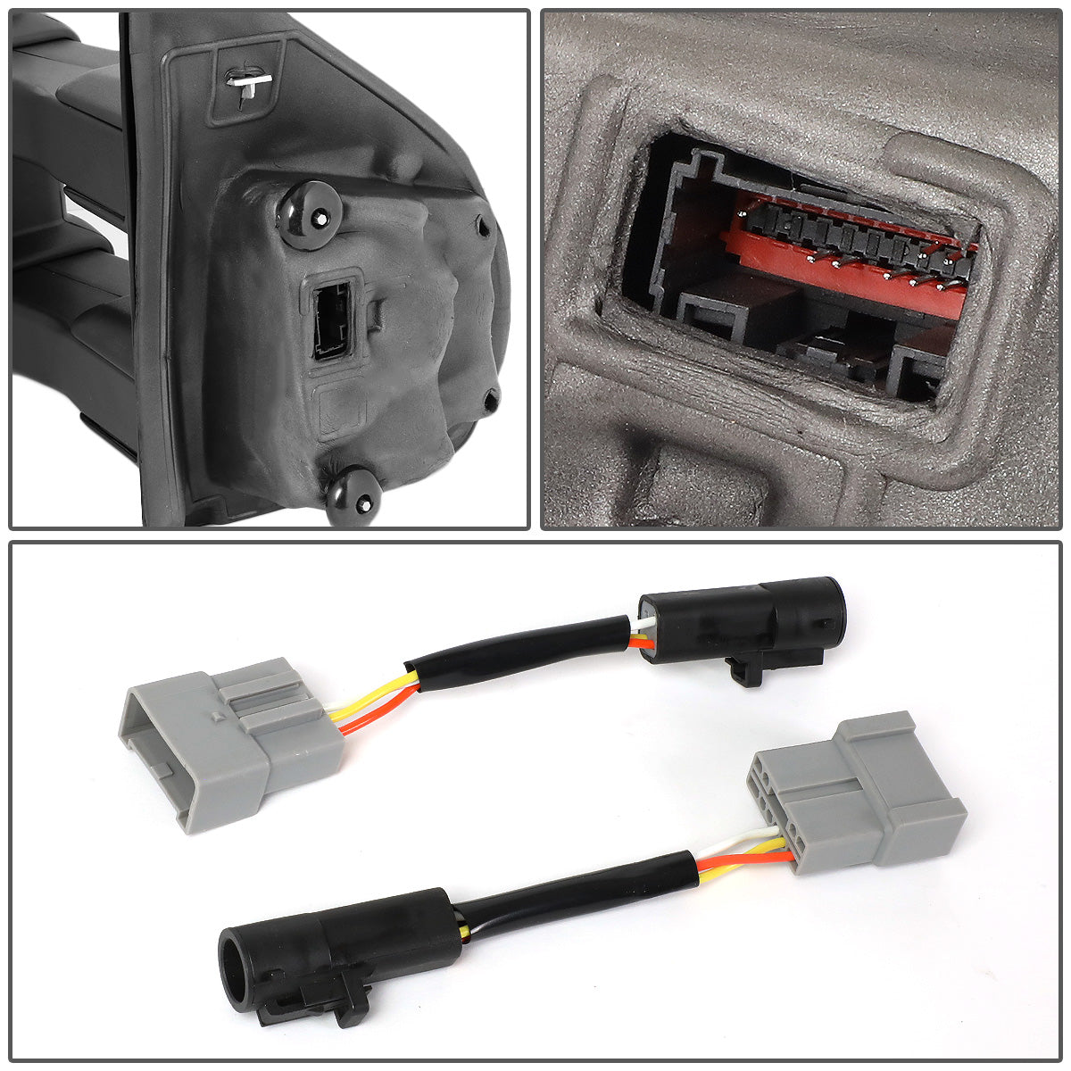 RETROVISORES EXTENDIBLES TOWING MIRROR - 15-18 FORD F-150 - PAIR - POWERED W/HEATED W/ PUDDLE LIGHTS - ONLY FITS MODELS WITH 22PIN PLUG / DOES NOT FIT 8 PIN PLUG MODELS - LED CLEAR SIGNAL - BLACK