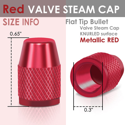 ACCESORIOS RT 007 - KNURLED - RED