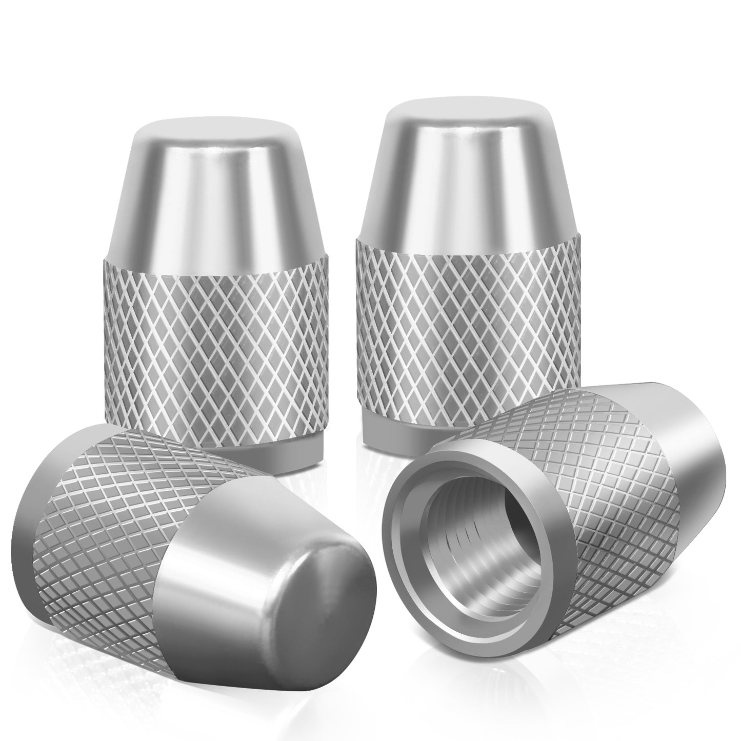 ACCESORIOS RT 007 - KNURLED - SILVER