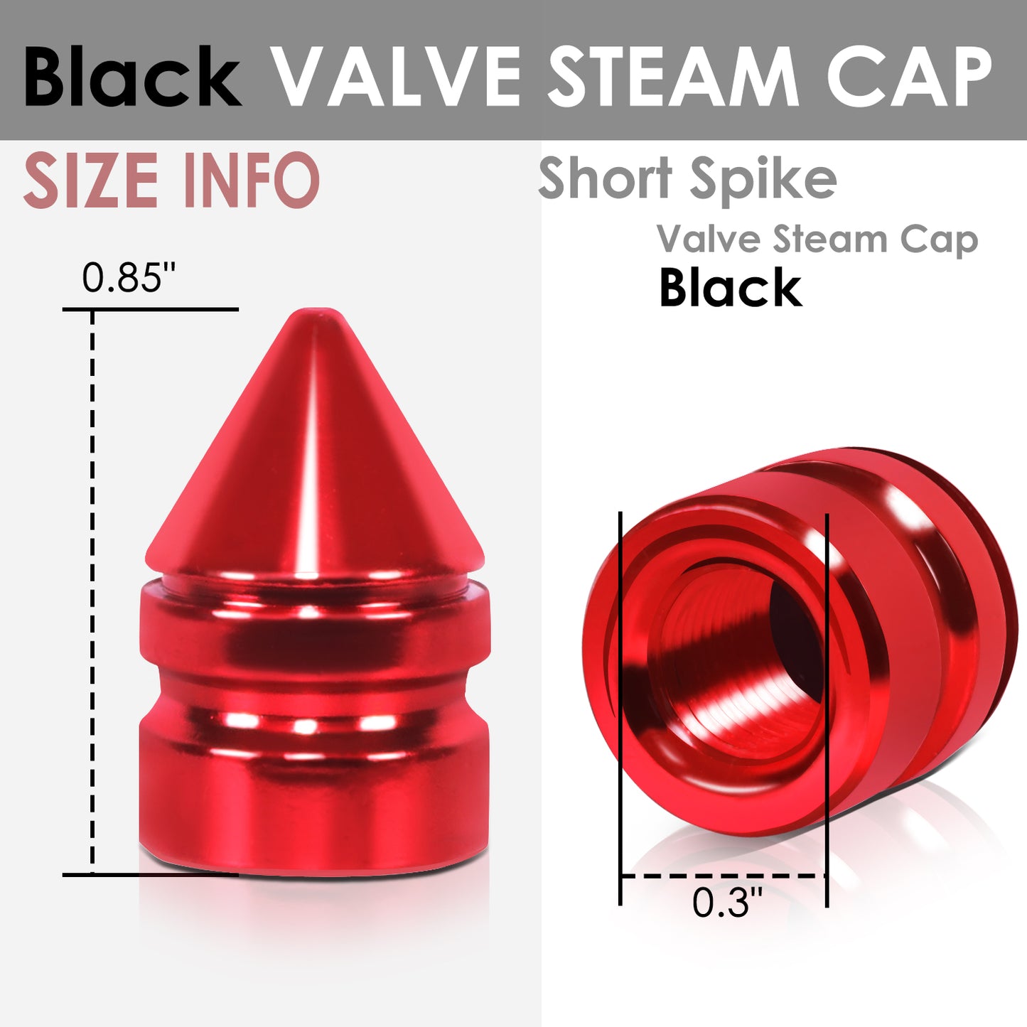 ACCESORIOS RT 011 - SPIKED - RED