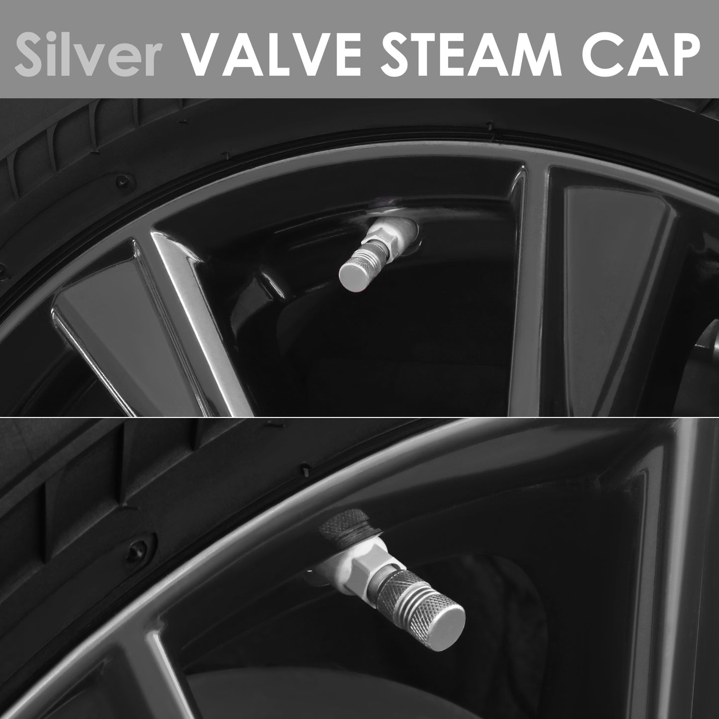 ACCESORIOS RT 024 - TWO GRIP TOP / BOTTOM - SILVER - RM37-4L