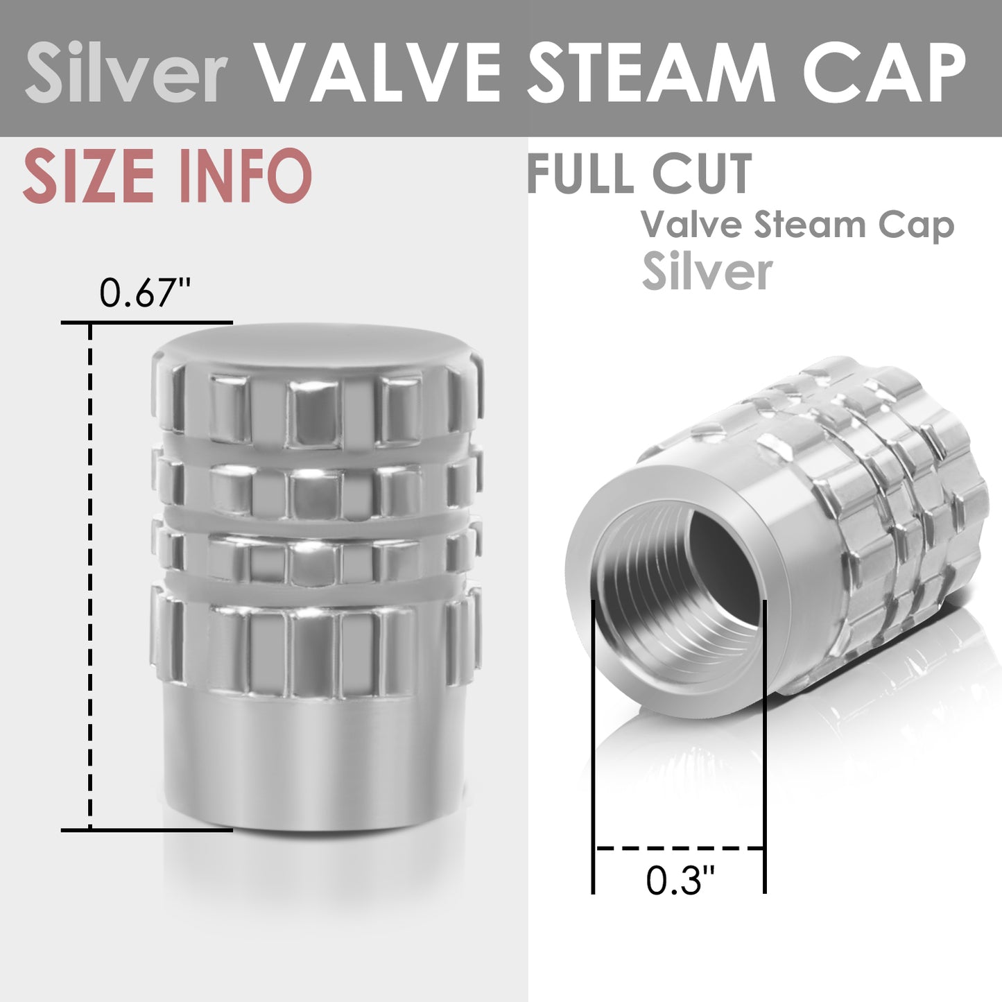 ACCESORIOS RT 046 - FULL CUT - SILVER