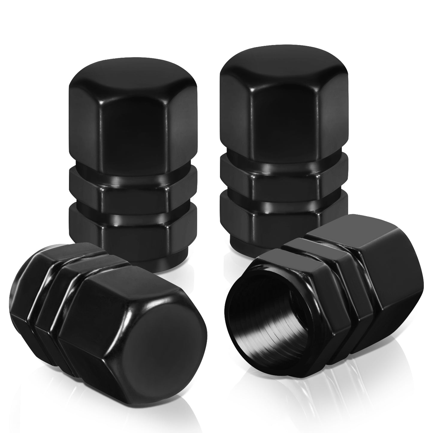 ACCESORIOS RT 059 - HEX STYLE W/ MID CUT OUTS - BLACK