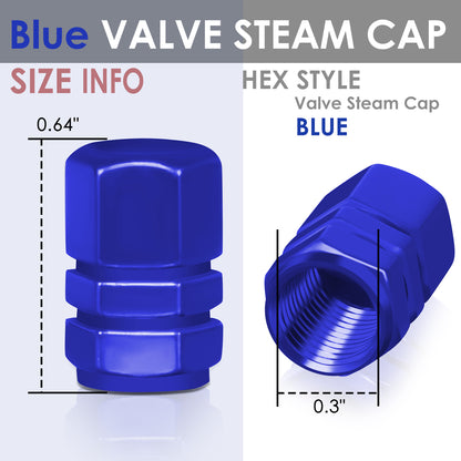 ACCESORIOS RT 059 - HEX STYLE W/ MID CUT OUTS - BLUE - RM37-4L