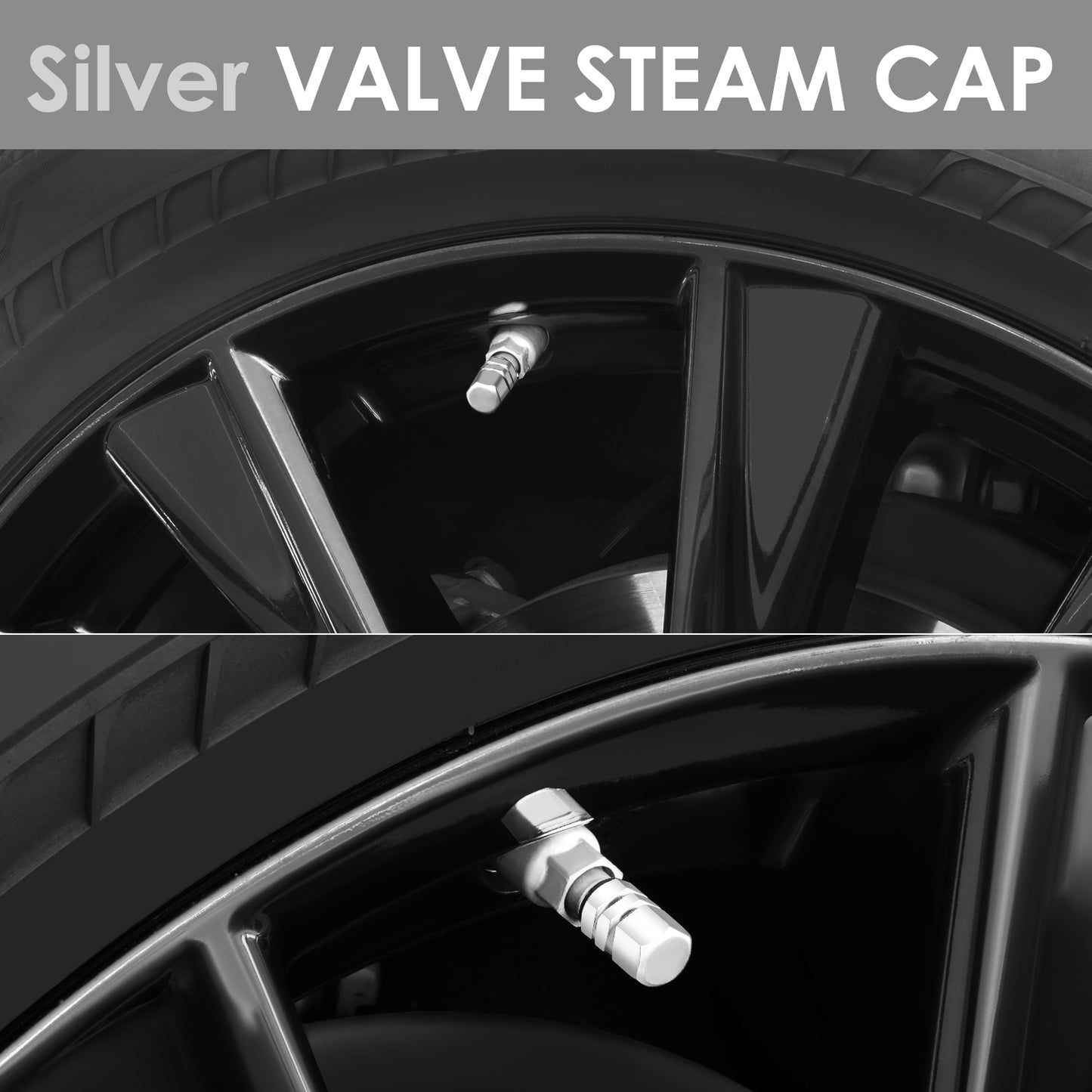 ACCESORIOS RT 059 - HEX STYLE W/ MID CUT OUTS - SILVER