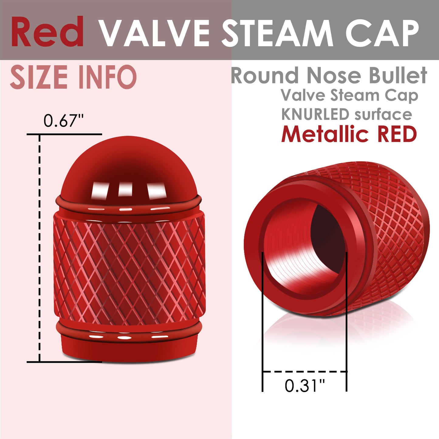 ACCESORIOS RT 108 - ACORN GRIP - RED - RM37-4L